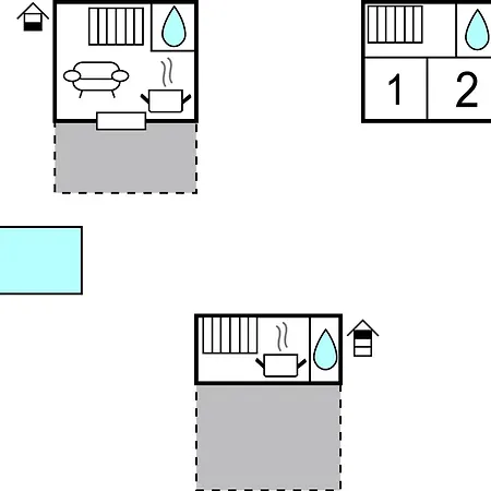 Dom wakacyjny 2 Bedroom Awesome In